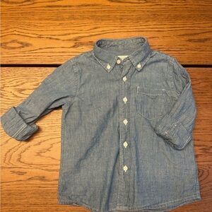 Crewcuts Blue Button Down Shirt Classic Style
